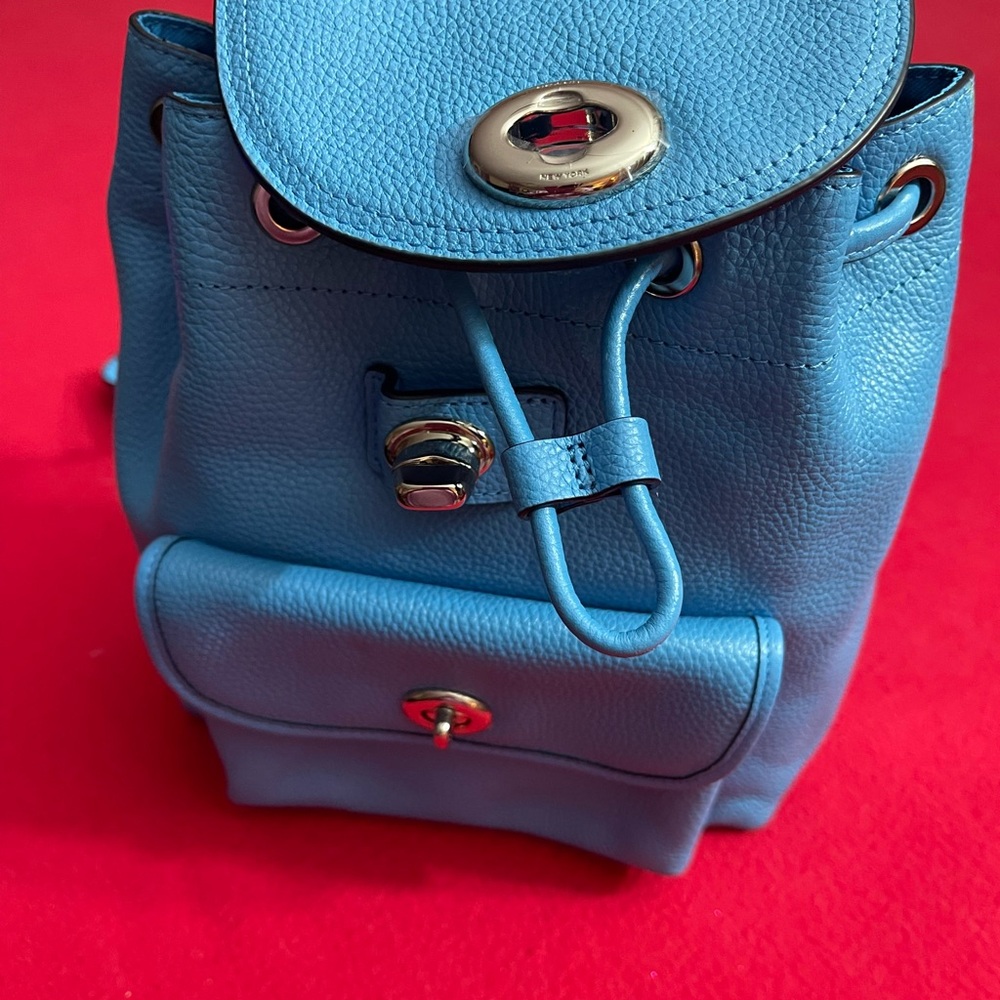 Women’s Authentic Coach Leather Mini Backpack - image 2